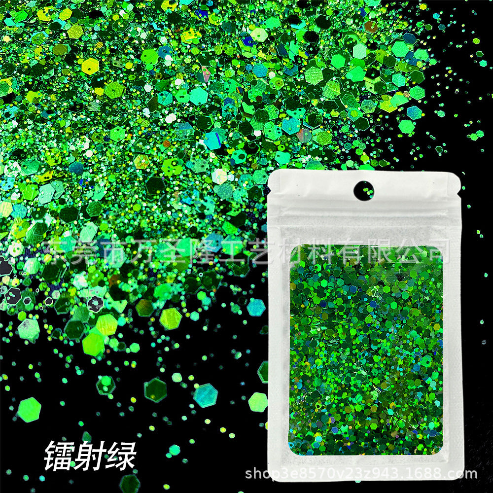 Wholesale Popular Holographic Mixed Size Sequins Filler